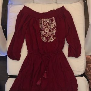 ABERCROMBIE & FITCH OFF THE SHOULDER ROMPER